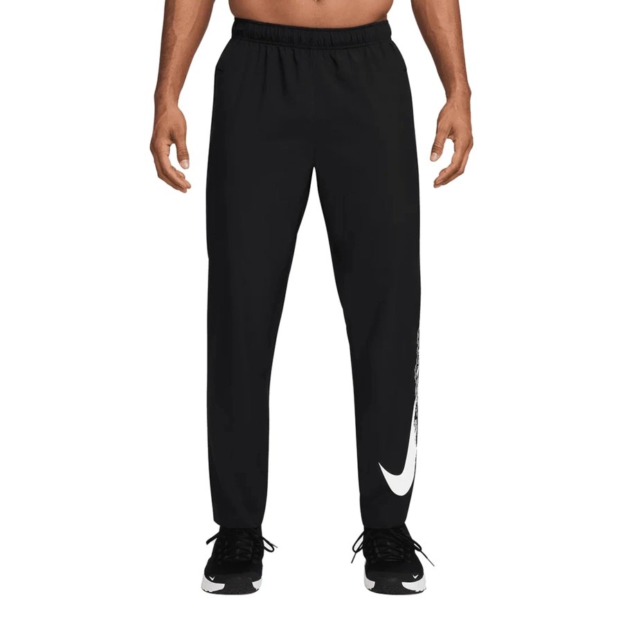 NIKE FORM MEN'S DRI-FIT OPEN-HEM VERSATILE TROUSERS 'BLACK'