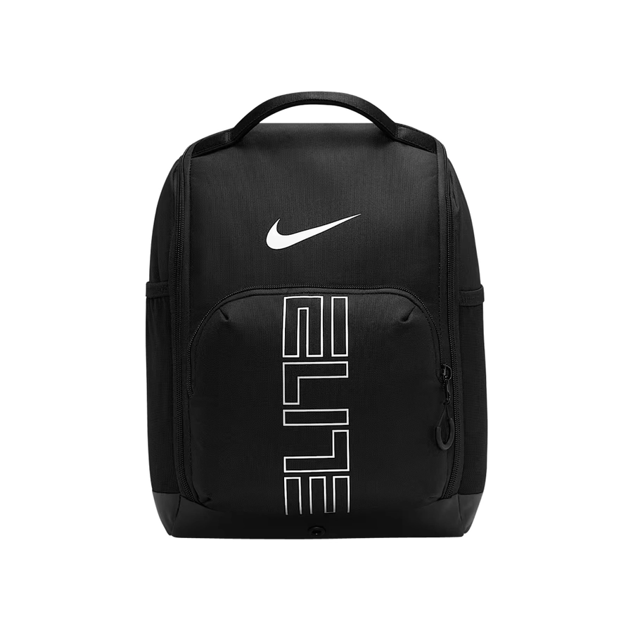 NIKE VARSITY ELITE BASKETBALL SHOE BAG (14L) 'BLACK/METALLIC SILVER'