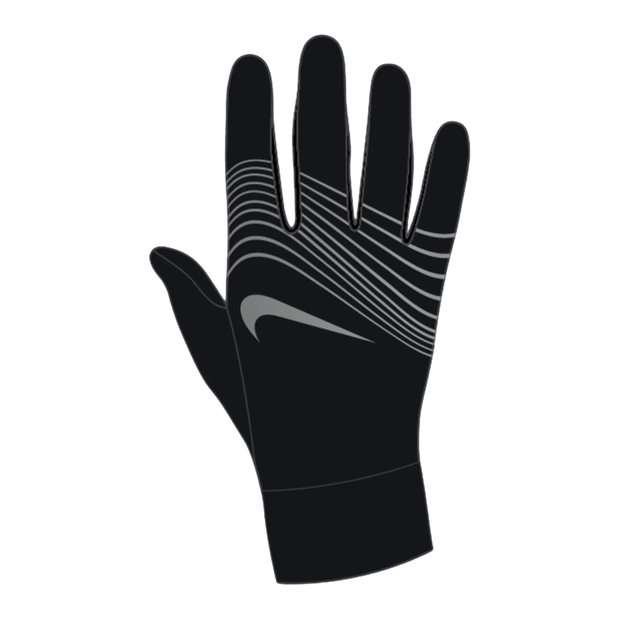 NIKE M LIGHTWEIGHT TECH 2.0 RUNNING GLOVES 'BLACK'