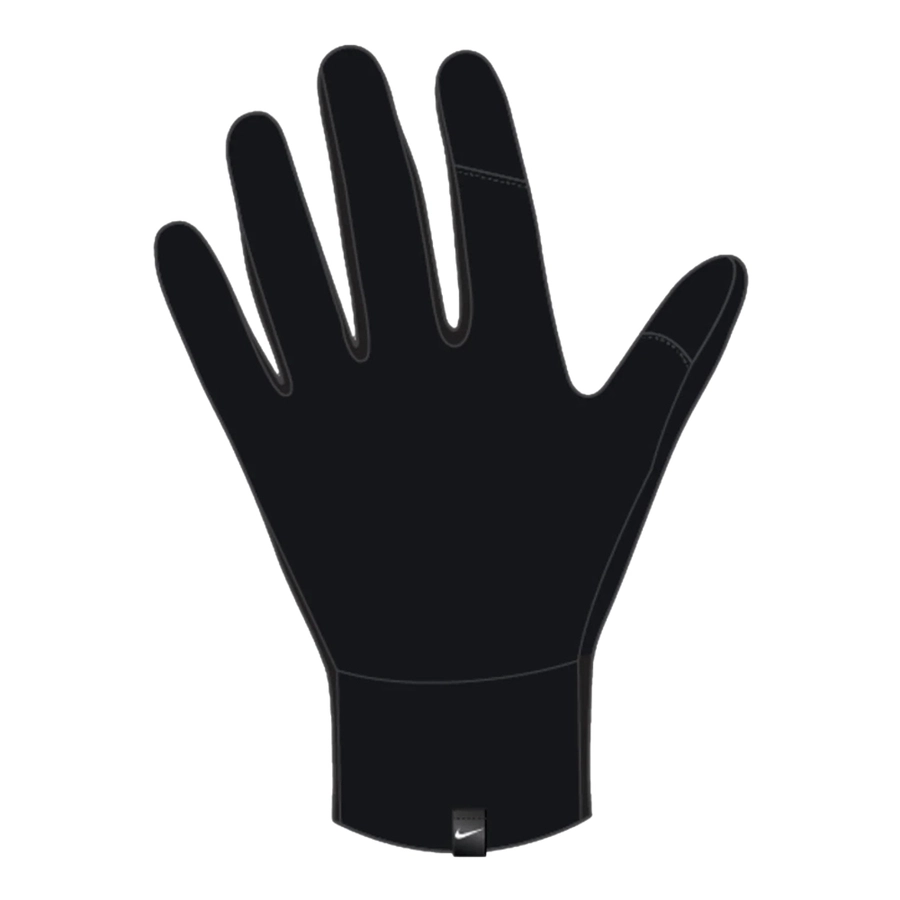 NIKE M LIGHTWEIGHT TECH 2.0 RUNNING GLOVES 'BLACK'