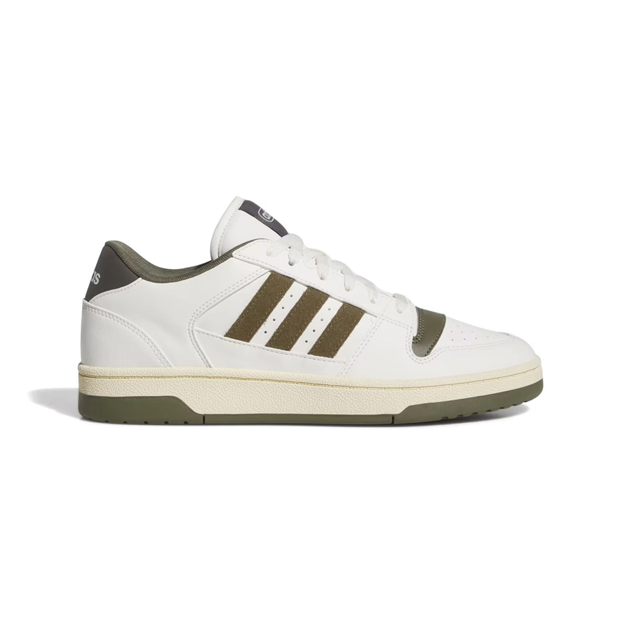 ADIDAS BREAK START SNEAKERS 'CORE WHITE / OLIVE STRATA / CHARCOAL'
