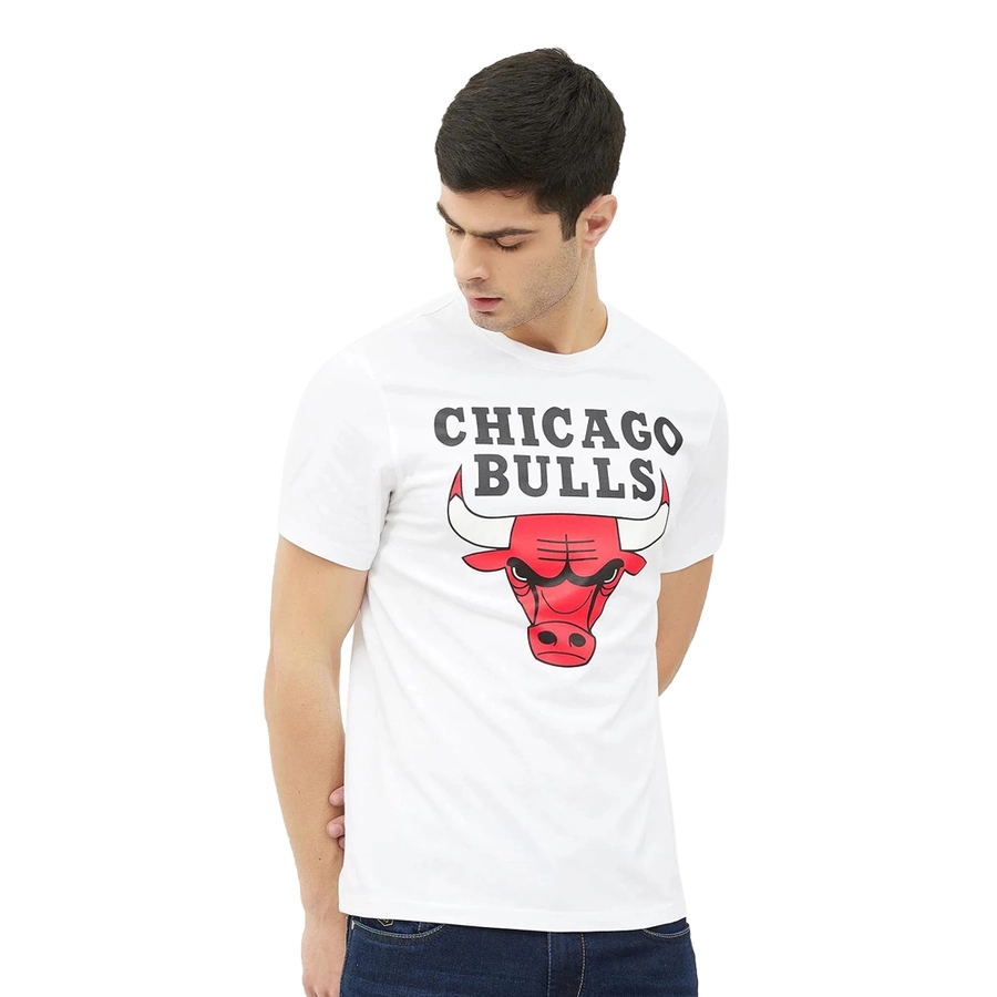 CHICAGO BULLS CLASSIC CREST T-SHIRT 'WHITE'