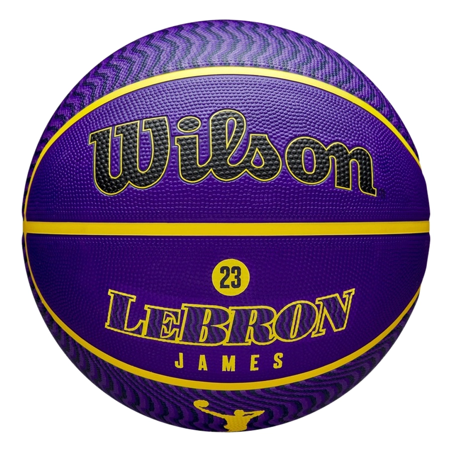 WILSON NBA PLAYER ICON OUTDOOR BASKETBALL LEBRON JAMES 'PURPLE'