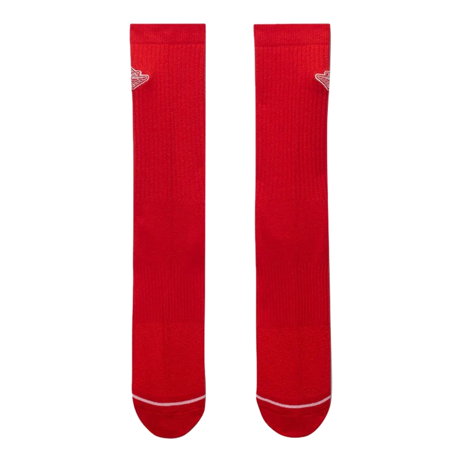 NIKE JORDAN EVERYDAY CUSHIONED CREW SOCKS (1 PAIR) 'RED'