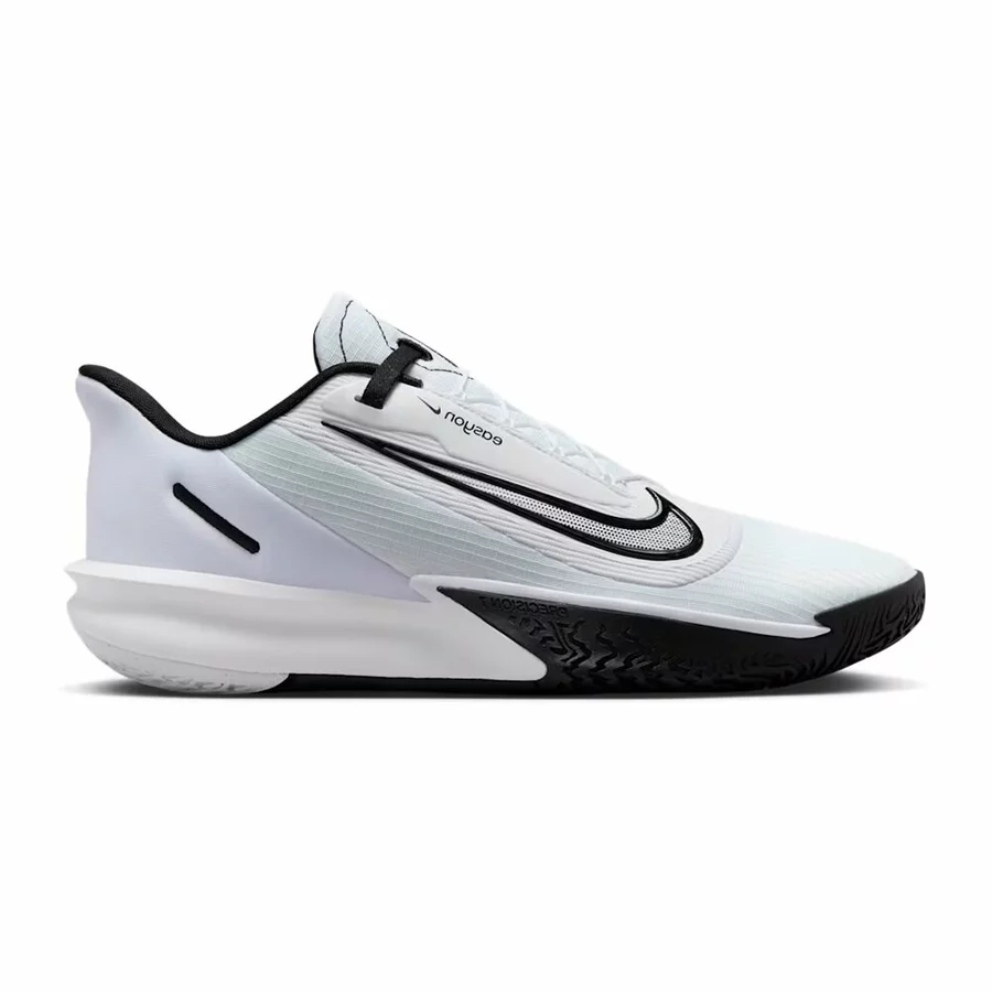 NIKE MEN'S PRECISION 7 EASYON BASKETBALL SHOES 'BLACK/WHITE'
