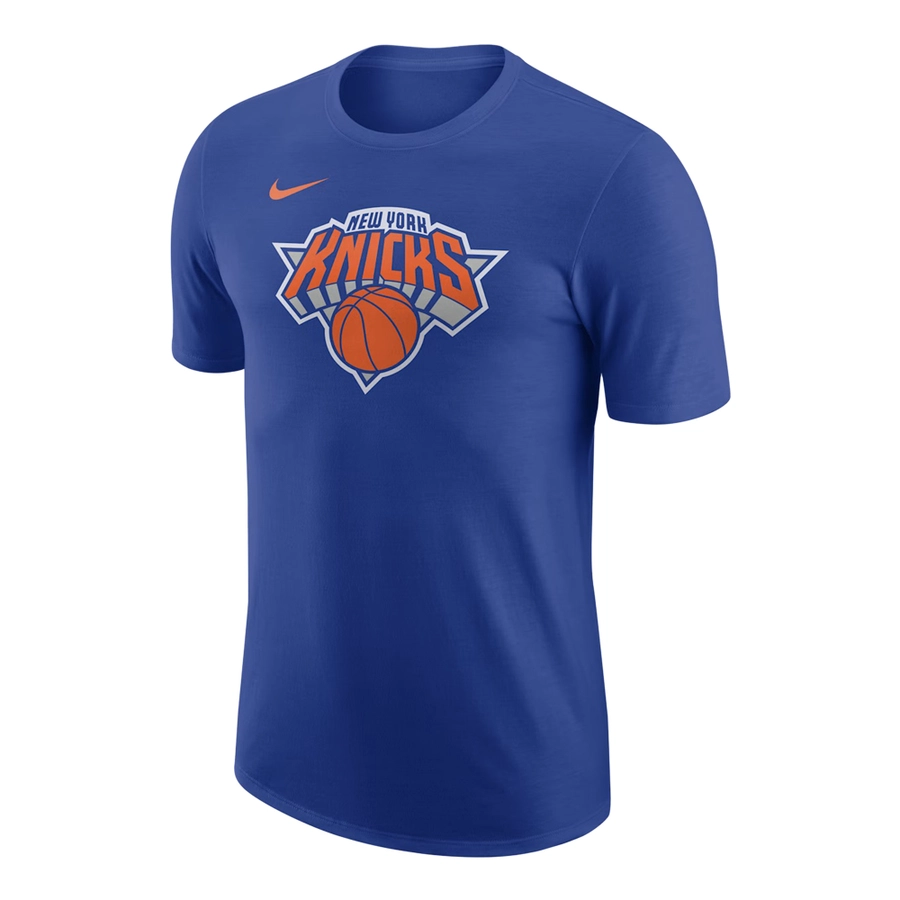 NIKE NBA NEW YORK KNICKS ESSENTIAL T-SHIRT 'RUSH BLUE'