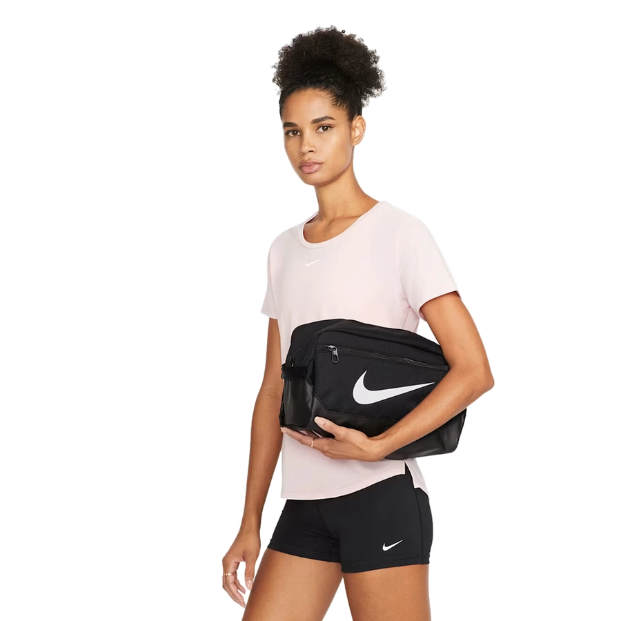 NIKE BRASILIA 9.5 TRAINING SHOE BAG (11L) -'BLACK'