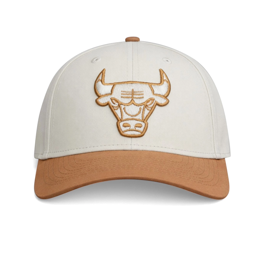 NBA CHICAGO BULLS TWO TONE NATURAL CAP 'BEIGE/BROWN'
