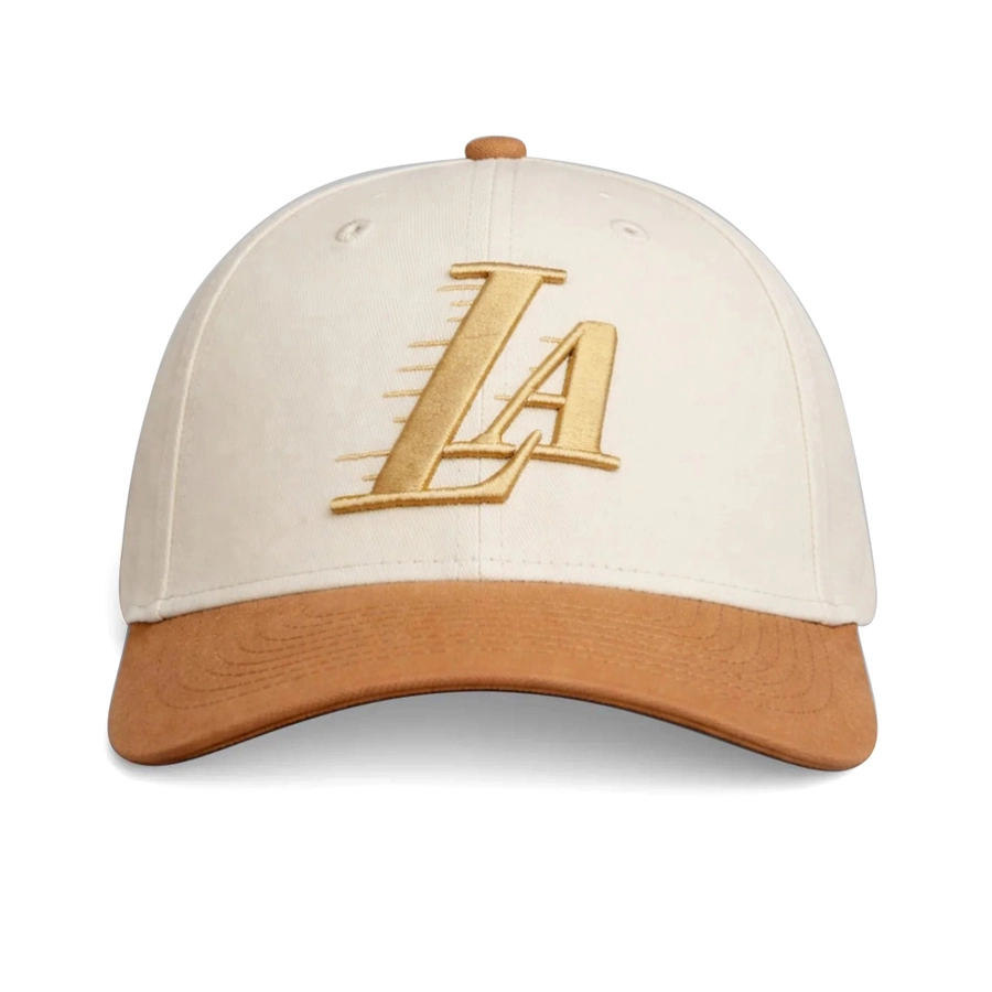 NBA LOS ANGELES LAKERS TWO TONE NATURAL CAP 'BEIGE/BROWN'