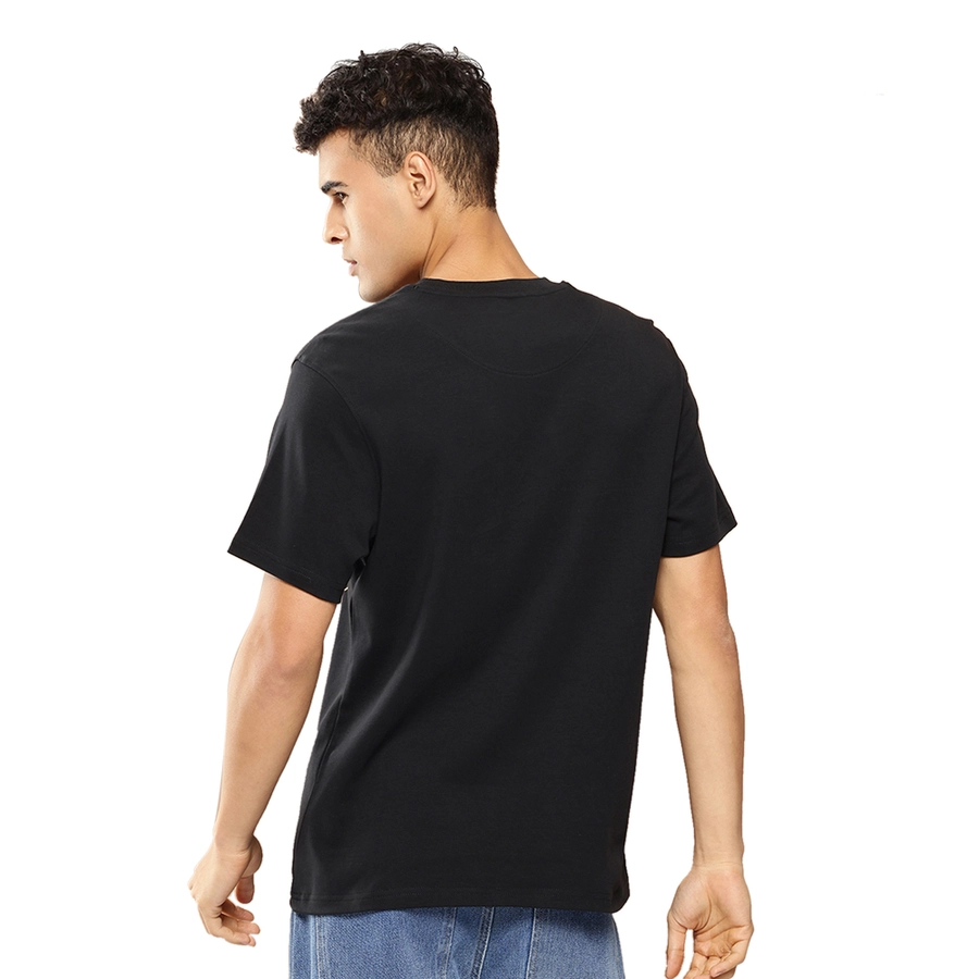 NBA CHICAGO BULLS GOLD FOIL T-SHIRT 'BLACK'