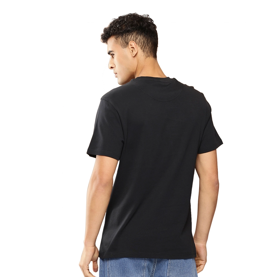 NBA GOLDEN STATE WARRIORS GOLD FOIL T-SHIRT 'BLACK'