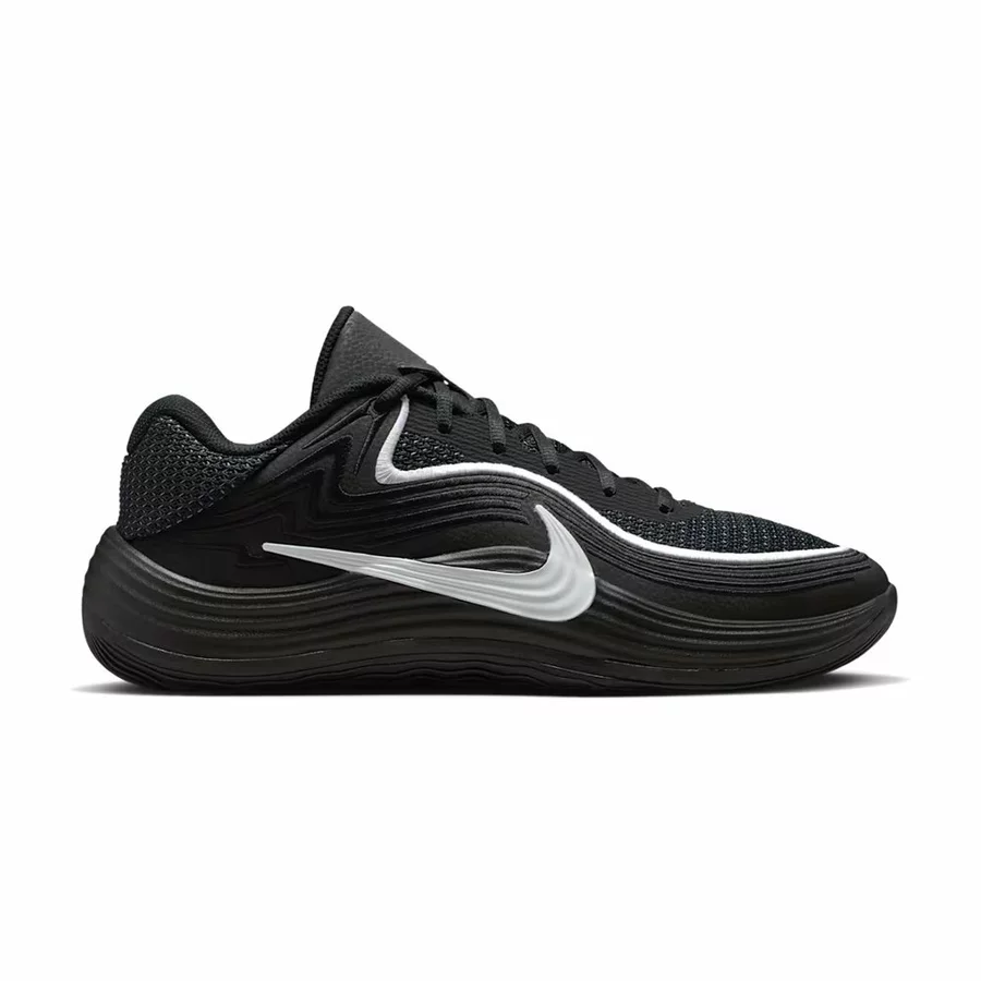 NIKE MEN'S PRECISION 8 LOW BASKETBALL SHOES - 'BLACK'