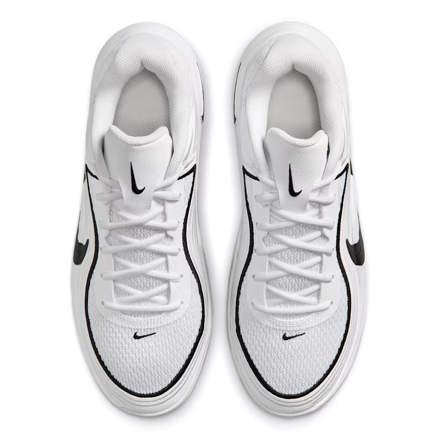 NIKE MEN'S PRECISION 8 LOW BASKETBALL SHOES 'WHITE'