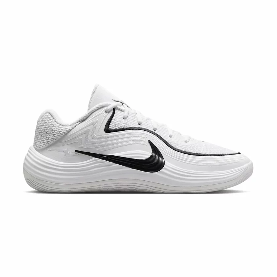 NIKE MEN'S PRECISION 8 LOW BASKETBALL SHOES 'WHITE'