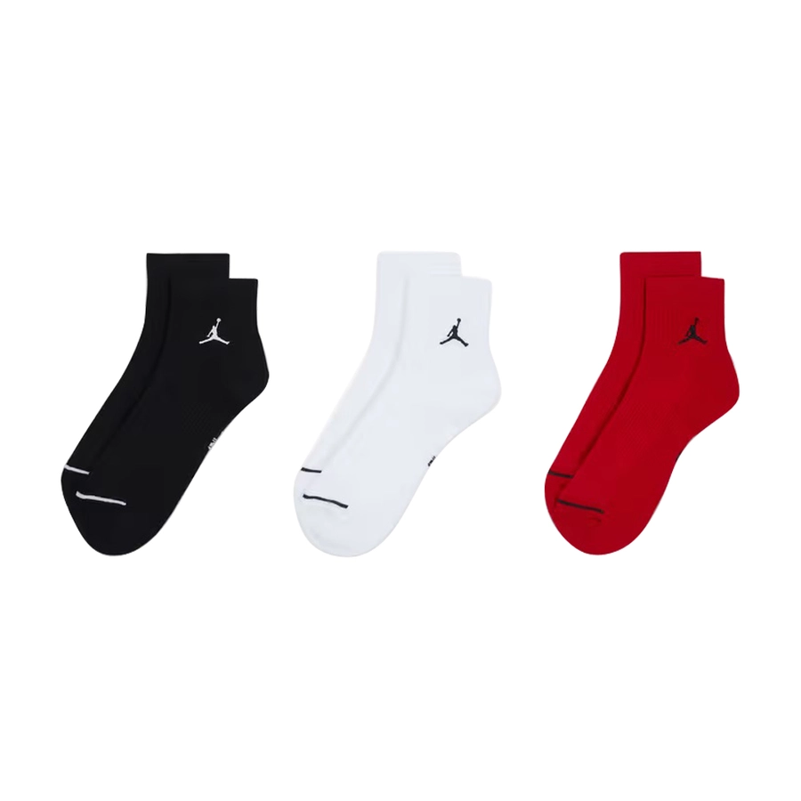 JORDAN EVERYDAY ANKLE SOCKS (3 PAIRS) 'MULTICOLOR'