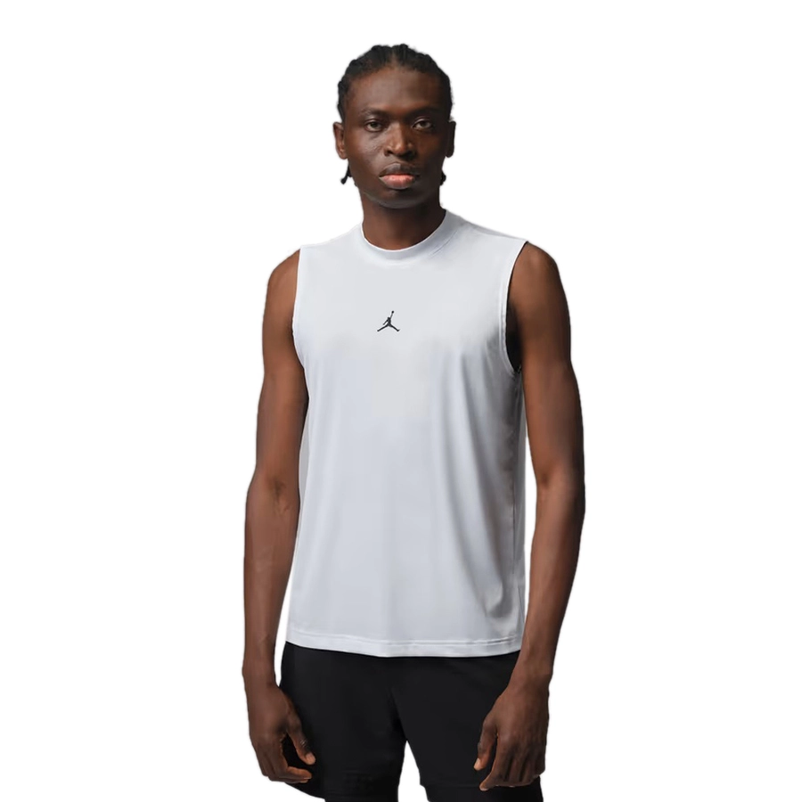 NIKE MEN'S DRI-FIT JORDAN SPORT ESSENTIALS SLEEVELESS TOP WHITE