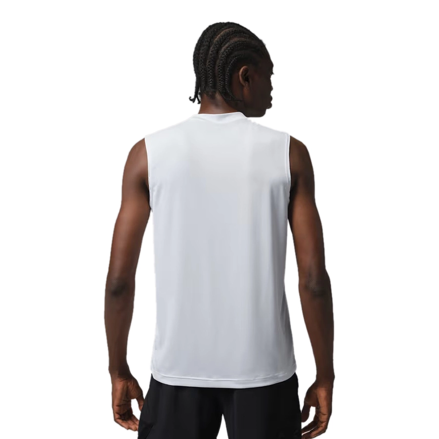 NIKE MEN'S DRI-FIT JORDAN SPORT ESSENTIALS SLEEVELESS TOP WHITE