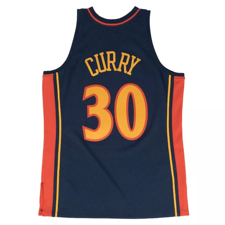 SWINGMAN JERSEY GOLDEN STATE WARRIORS ROAD 2009-10 STEPHEN CURRY 'BLUE'