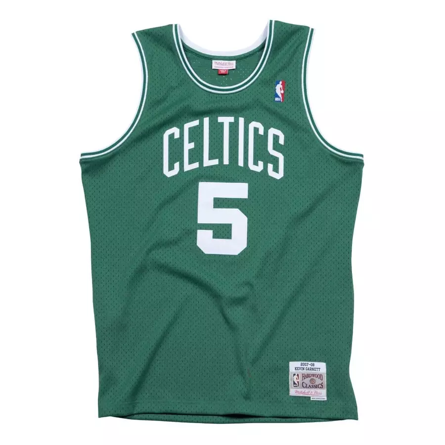 SWINGMAN JERSEY BOSTON CELTICS ROAD 2007-08 KEVIN GARNETT 'GREEN'