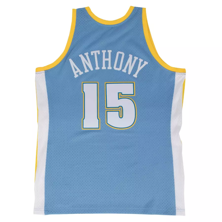 SWINGMAN JERSEY DENVER NUGGETS ROAD 2003-04 CARMELO ANTHONY 'BLUE'