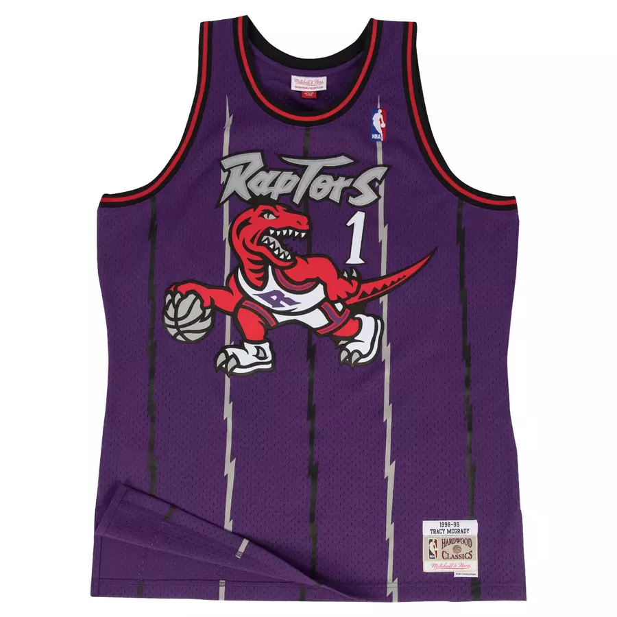SWINGMAN JERSEY TORONTO RAPTORS ROAD 1998-99 TRACY MCGRADY 'PURPLE'