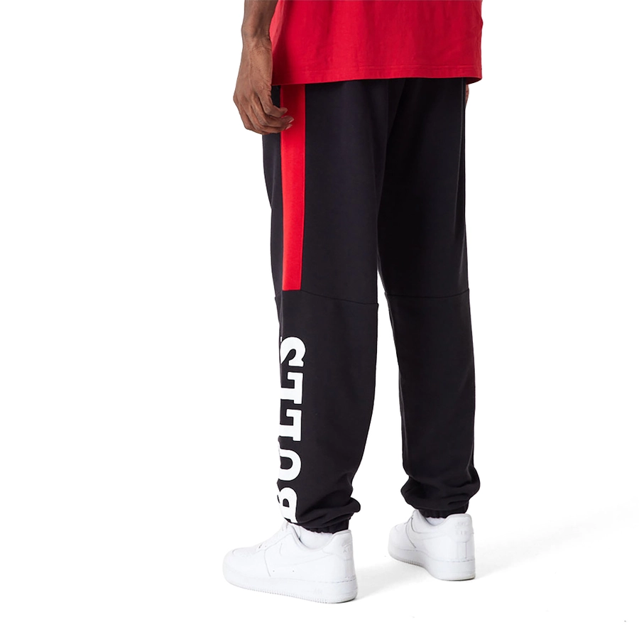 NEW ERA CHICAGO BULLS NBA COLOUR BLOCK JOGGERS 'BLACK'