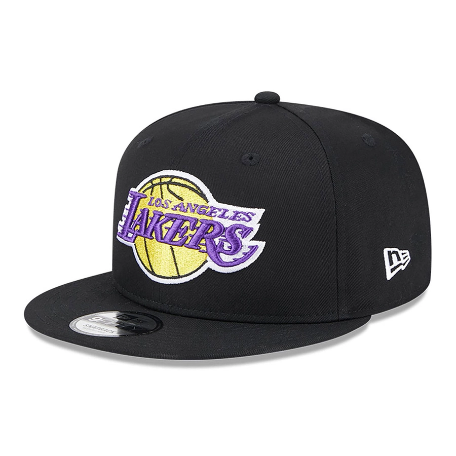 NEW ERA LOS ANGELES LAKERS METALLIC ARCH 9FIFTY SNAPBACK CAP 'BLACK'