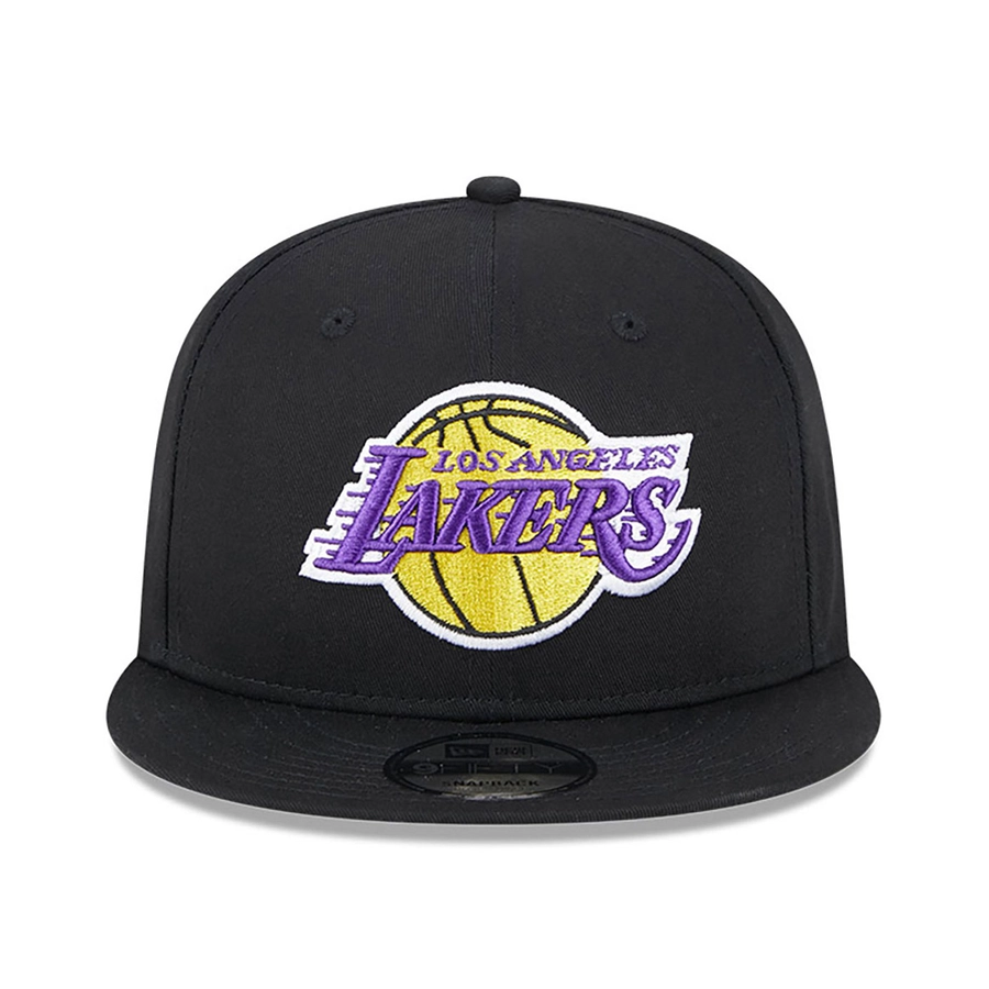 NEW ERA LOS ANGELES LAKERS METALLIC ARCH 9FIFTY SNAPBACK CAP 'BLACK'