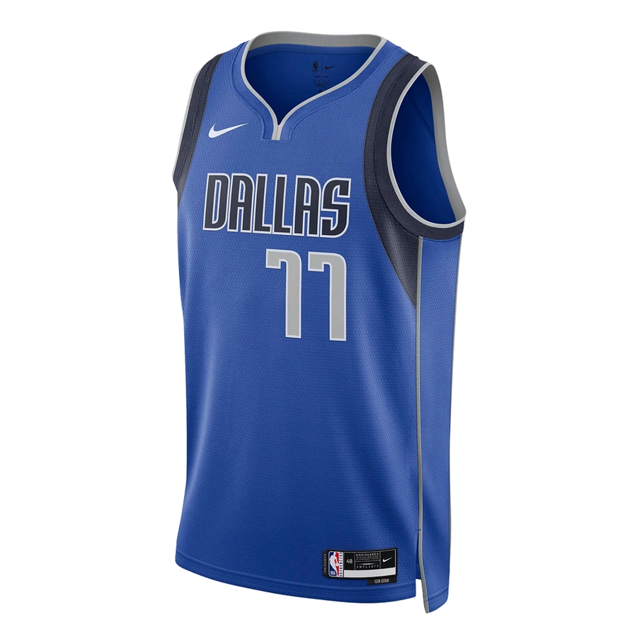 NIKE DALLAS MAVERICKS LUKA DONCIC DRI-FIT NBA SWINGMAN ICON EDITION 2022/23 JERSEY 'BLUE'