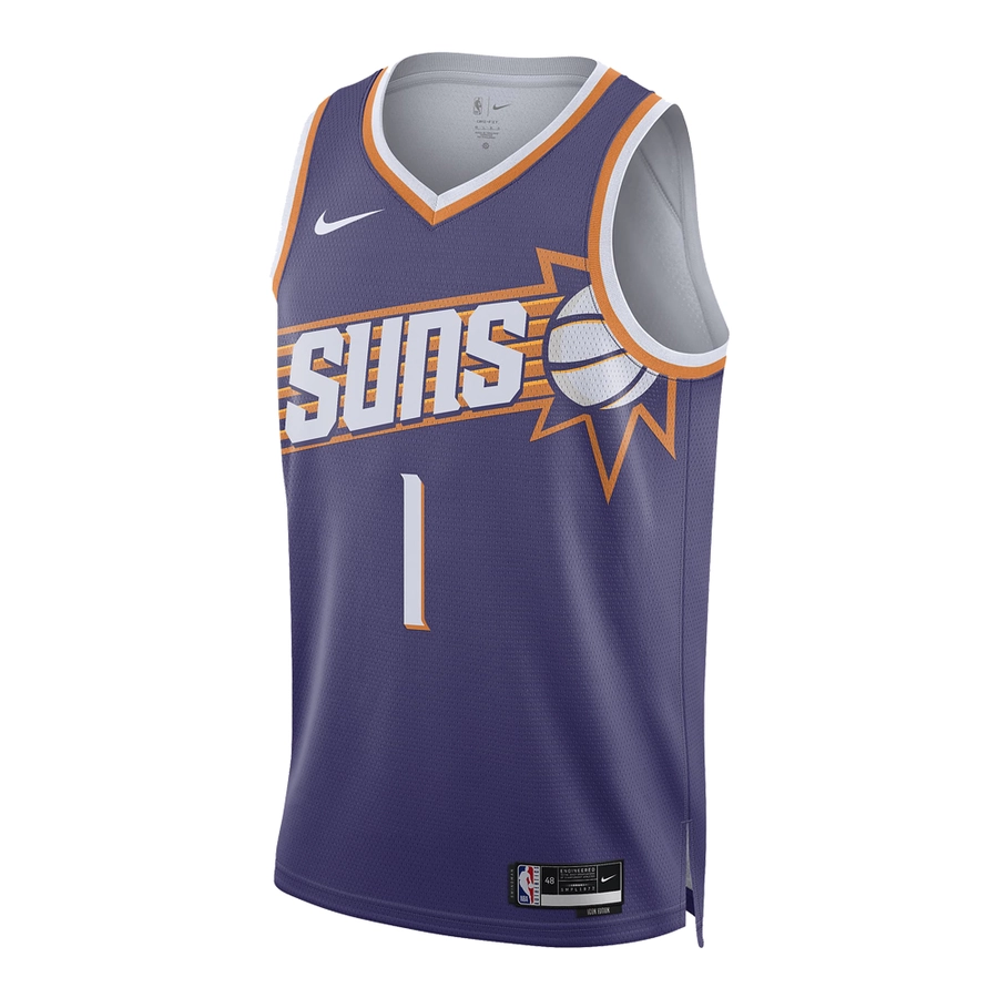 NIKE PHOENIX SUNS DEVIN BOOKER DRI-FIT NBA SWINGMAN ICON EDITION 2022/23 JERSEY 'PURPLE'