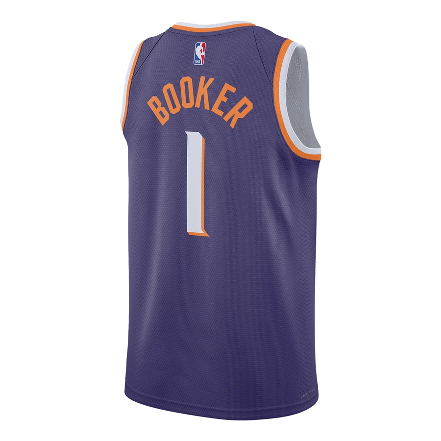 NIKE PHOENIX SUNS DEVIN BOOKER DRI-FIT NBA SWINGMAN ICON EDITION 2022/23 JERSEY 'PURPLE'