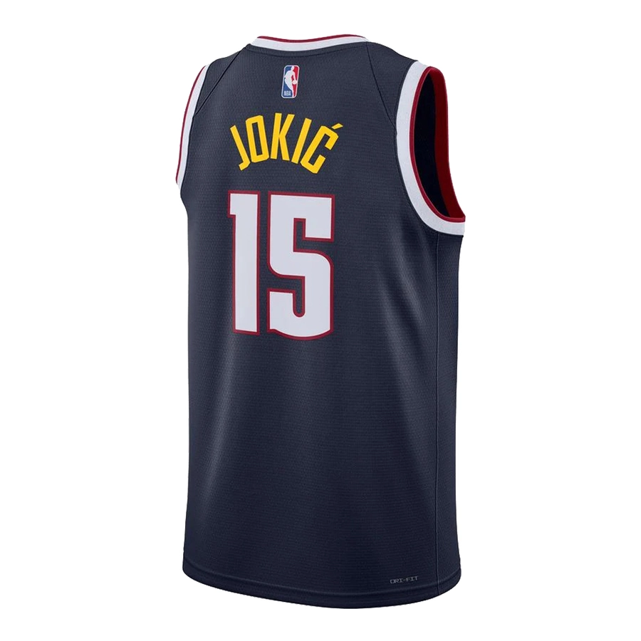 NIKE DENVER NUGGETS NIKOLA JOKIC DRI-FIT NBA SWINGMAN ICON EDITION 2022/23 JERSEY 'NAVY BLUE'