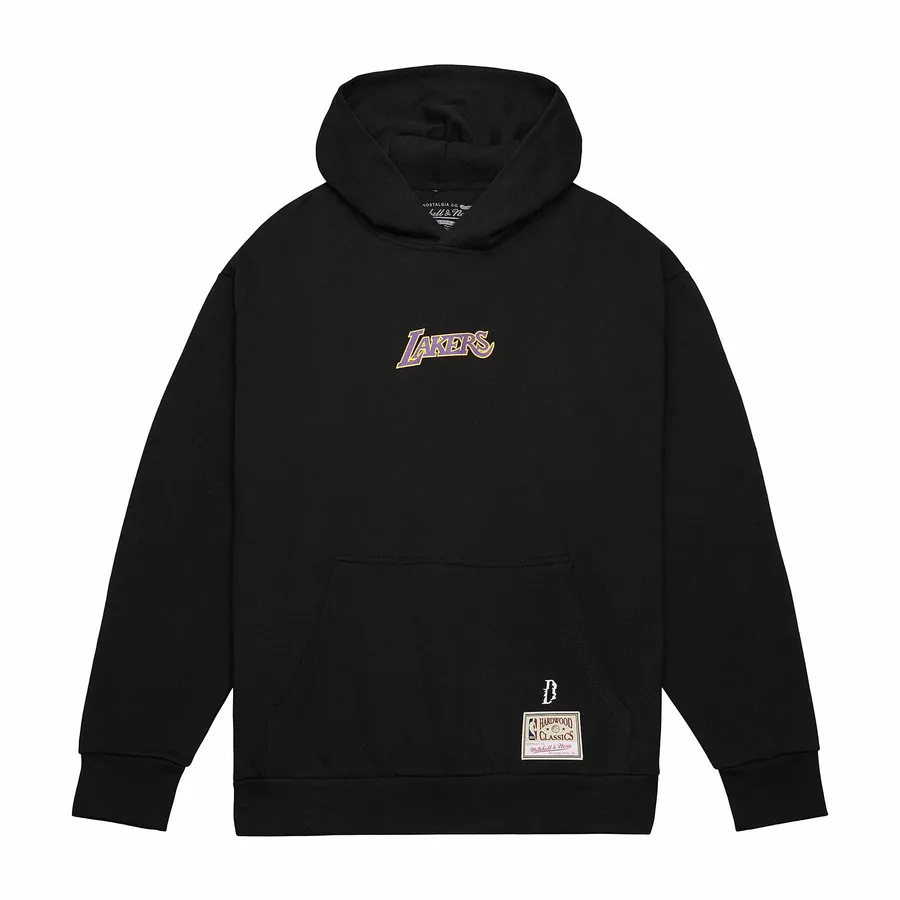 MITCHELL & NESS X SUGA GLITCH HOODIE LOS ANGELES LAKERS 'BLACK'
