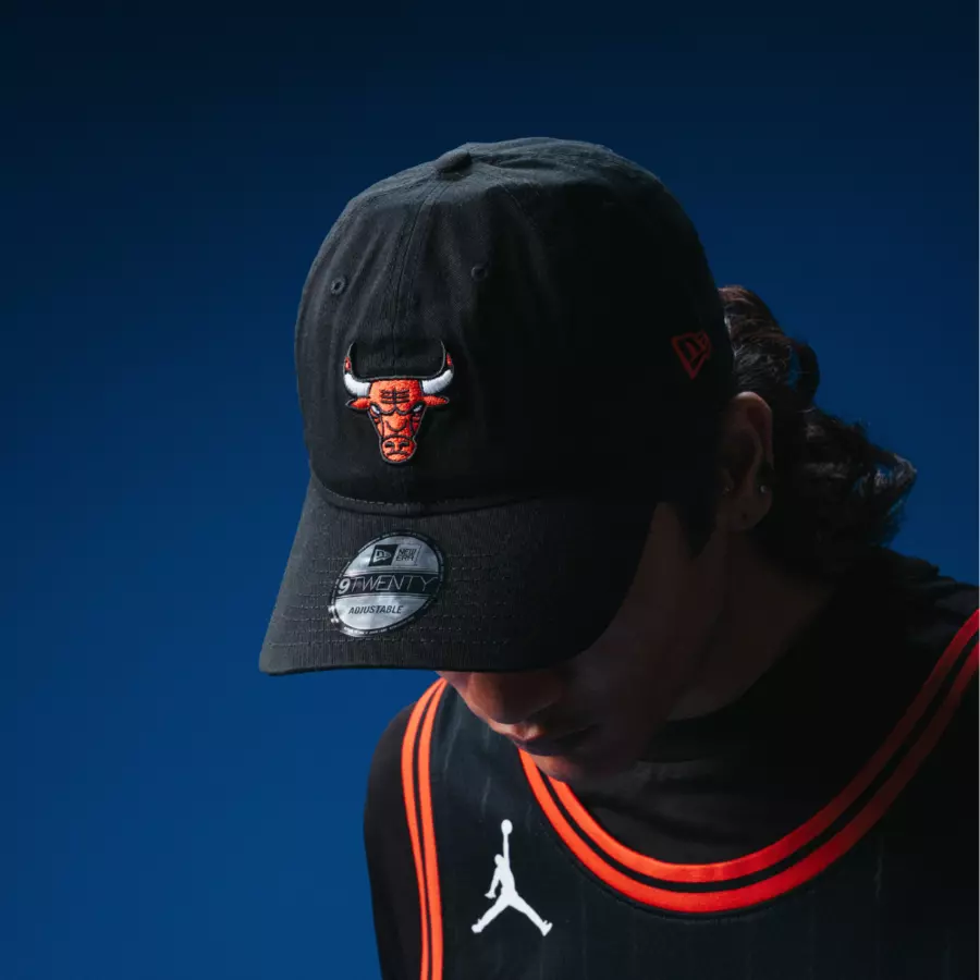 NEW ERA CHICAGO BULLS NBA 9TWENTY ADJUSTABLE CAP 'BLACK'