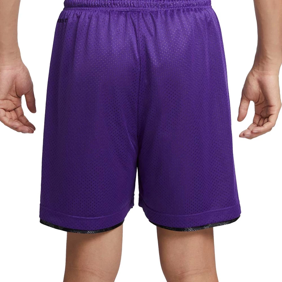 NIKE KOBE DRI-FIT STANDARD ISSUE REVERSIBLE 6 INCHES BASKETBALL SHORTS 'PURPLE/BLACK'