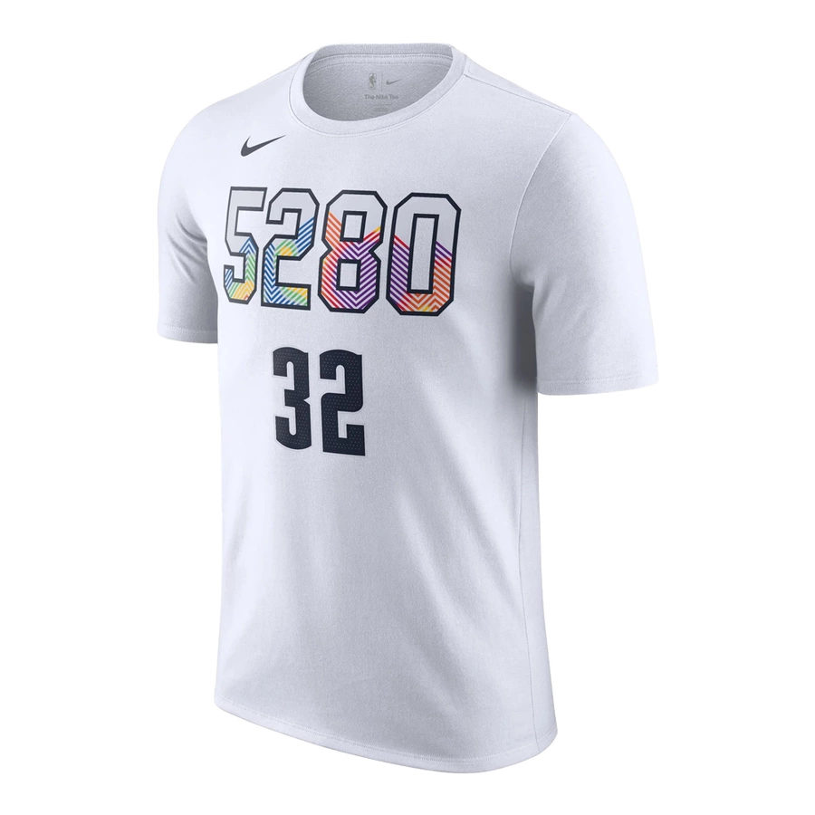 NIKE AARON GORDON DENVER NUGGETS ESSENTIAL CITY EDITION NBA T-SHIRT 'WHITE'