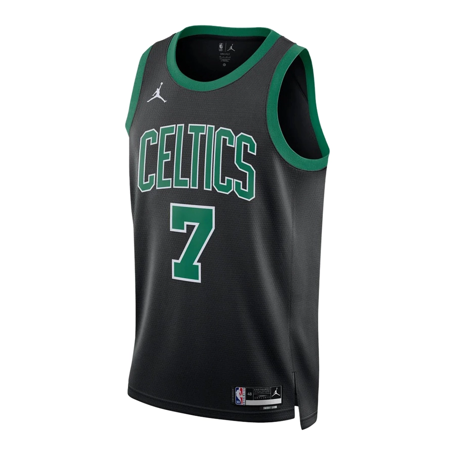 NIKE JAYLEN BROWN BOSTON CELTICS STATEMENT EDITION DRI-FIT NBA SWINGMAN JERSEY 'BLACK'