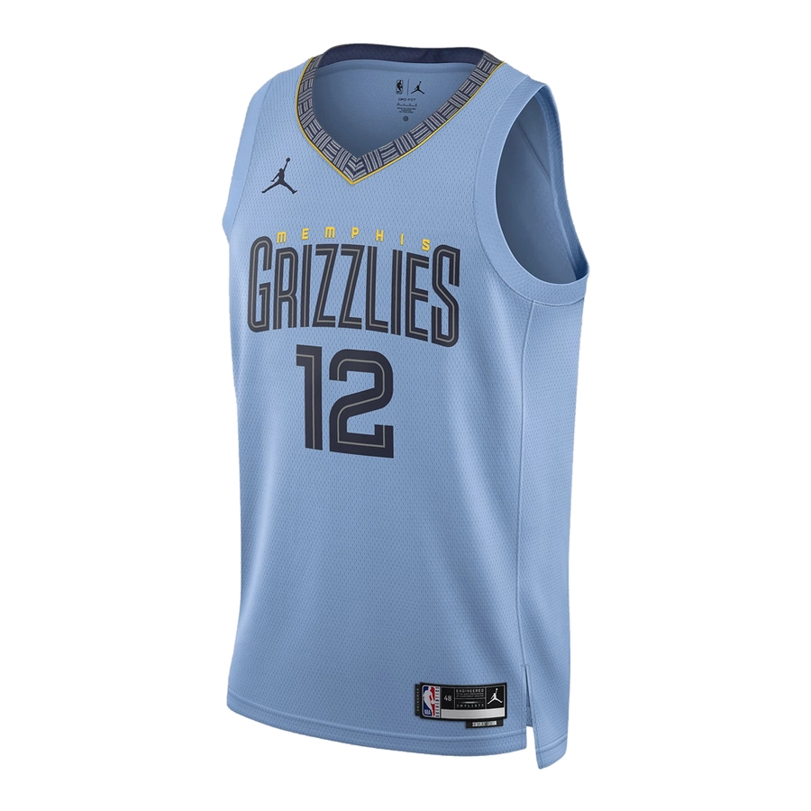 JORDAN JA MORANT MEMPHIS GRIZZLIES STATEMENT EDITION DRI-FIT NBA SWINGMAN JERSEY 'LIGHT BLUE'