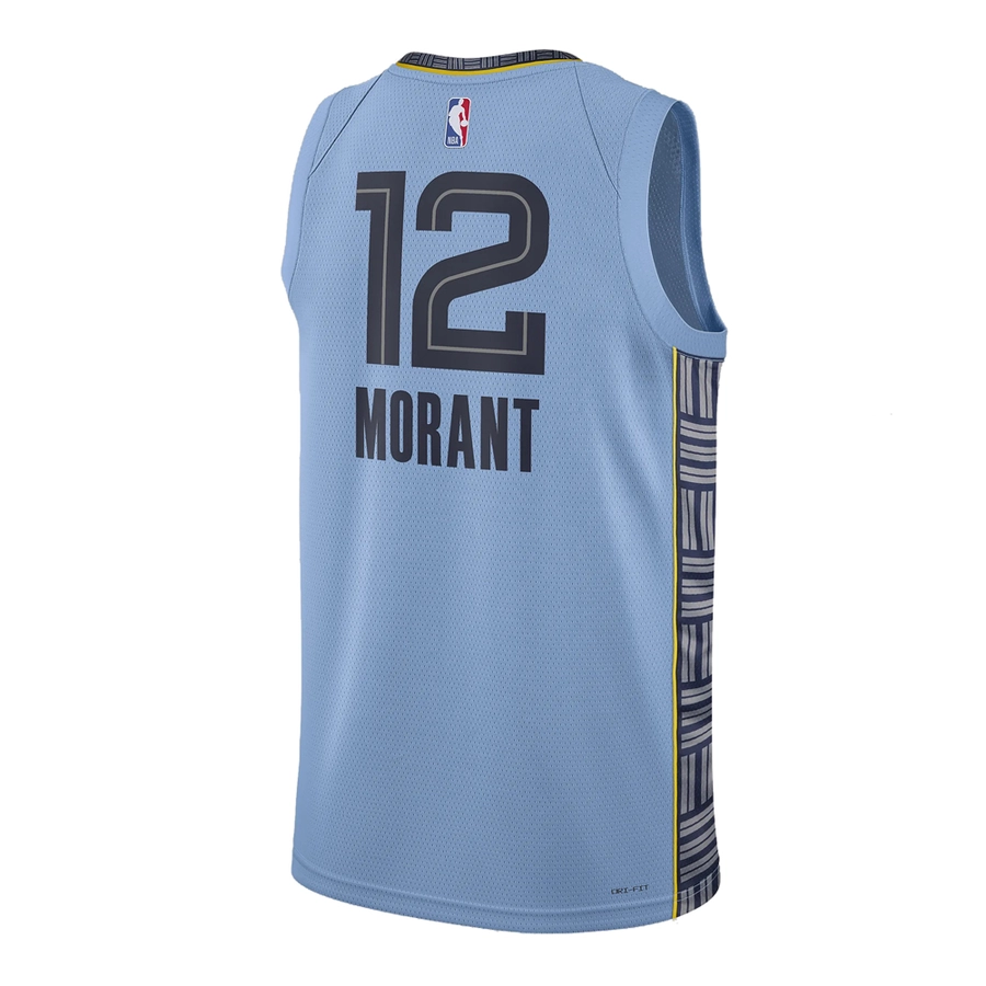 JORDAN JA MORANT MEMPHIS GRIZZLIES STATEMENT EDITION DRI-FIT NBA SWINGMAN JERSEY 'LIGHT BLUE'