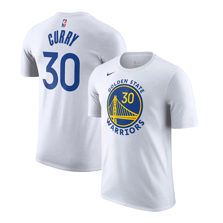 NIKE STEPHEN CURRY GOLDEN STATE WARRIORS NBA T-SHIRT 'WHITE'
