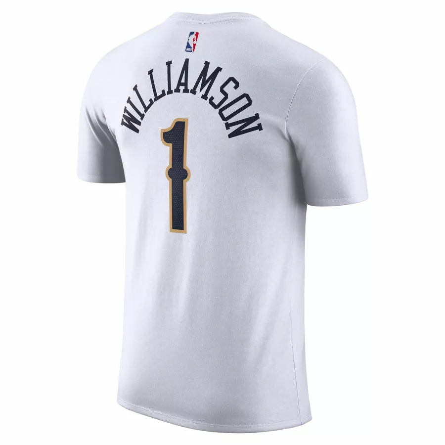 NIKE NEW ORLEANS PELICANS ZION WILLIAMSON T-SHIRT 'WHITE'