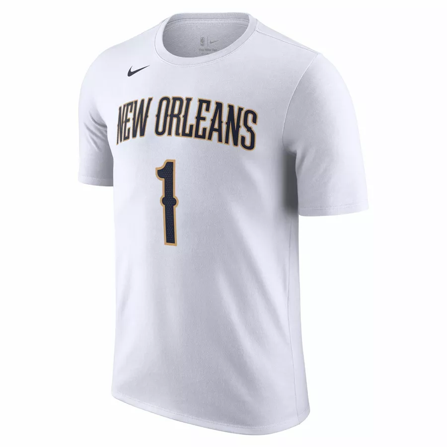 NIKE NEW ORLEANS PELICANS ZION WILLIAMSON T-SHIRT 'WHITE'