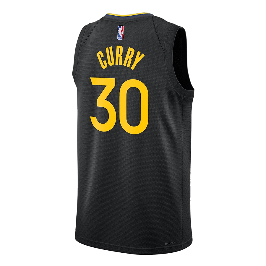 JORDAN STEPHEN CURRY GOLDEN STATE WARRIORS 2024/25 STATEMENT EDITION DRI-FIT NBA SWINGMAN JERSEY 'BLACK'