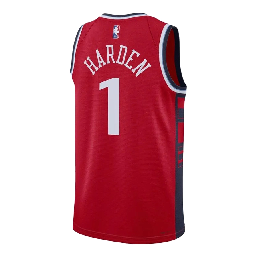 JORDAN JAMES HARDEN LA CLIPPERS 2024/25 STATEMENT EDITION DRI-FIT NBA SWINGMAN JERSEY 'RED'