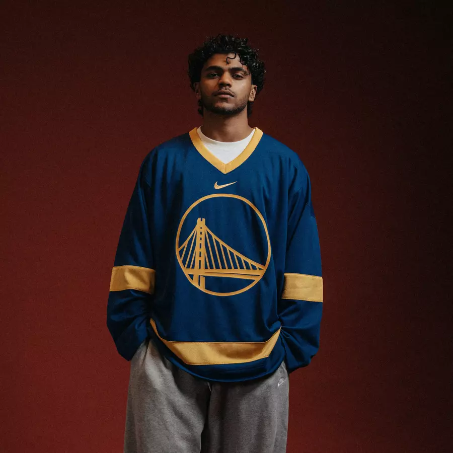 NIKE GOLDEN STATE WARRIORS HOCKEY JERSEY 'RUSH BLUE'