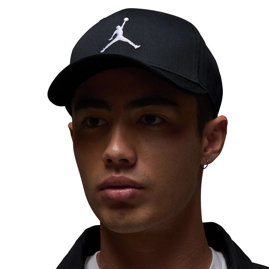 JORDAN RISE JUMPMAN CURVED VISOR CAP 'BLACK'