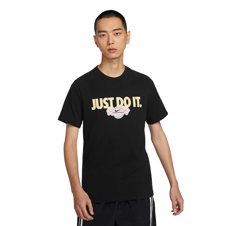 NIKE DRI-FIT BASKETBALL T-SHIRT 'BLACK'