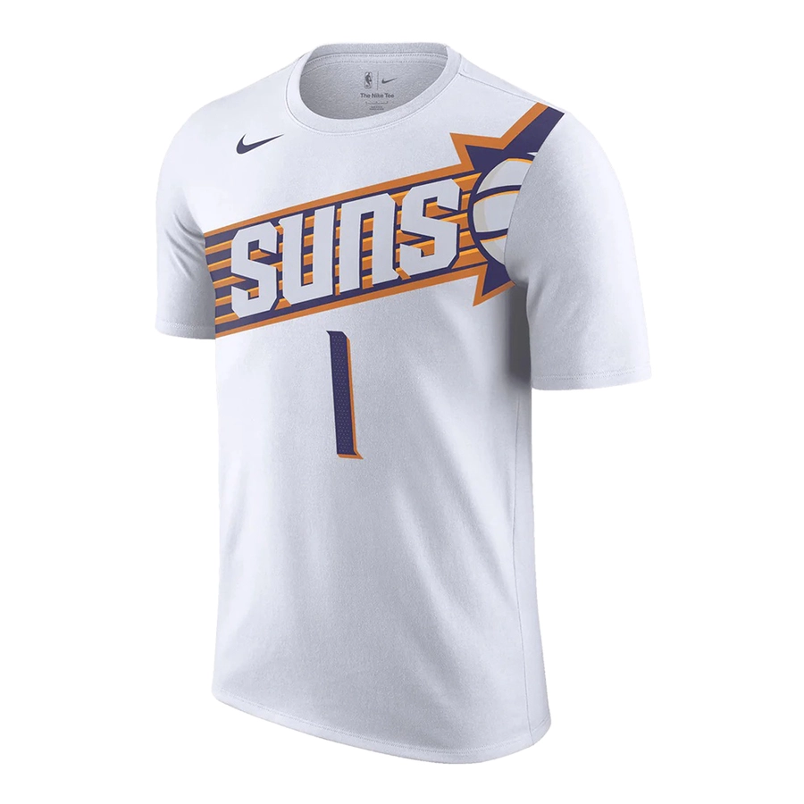 NIKE DEVIN BOOKER PHOENIX SUNS T-SHIRT 'WHITE'