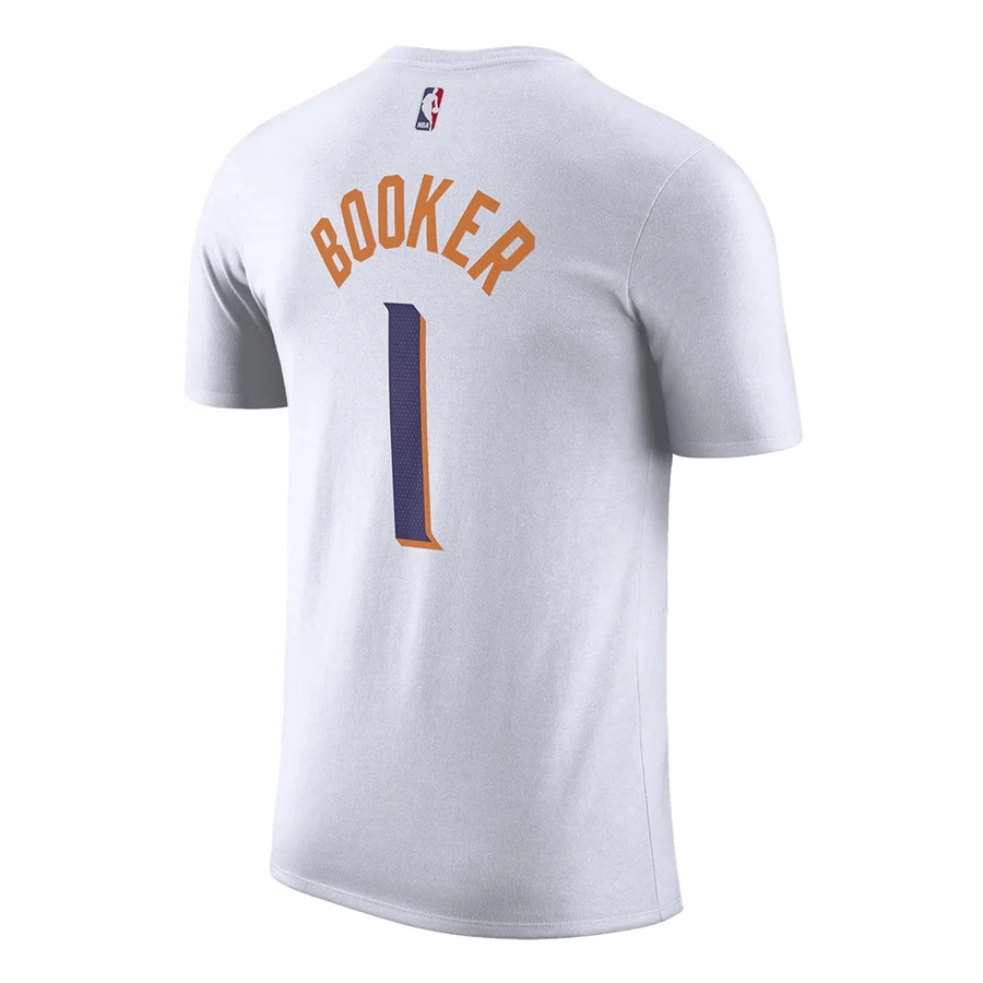 NIKE DEVIN BOOKER PHOENIX SUNS T-SHIRT 'WHITE'